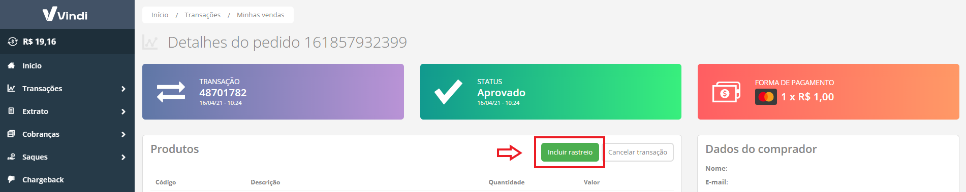 Como inserir o código de rastreio_outra modalidade no pedido Vindi_.png
